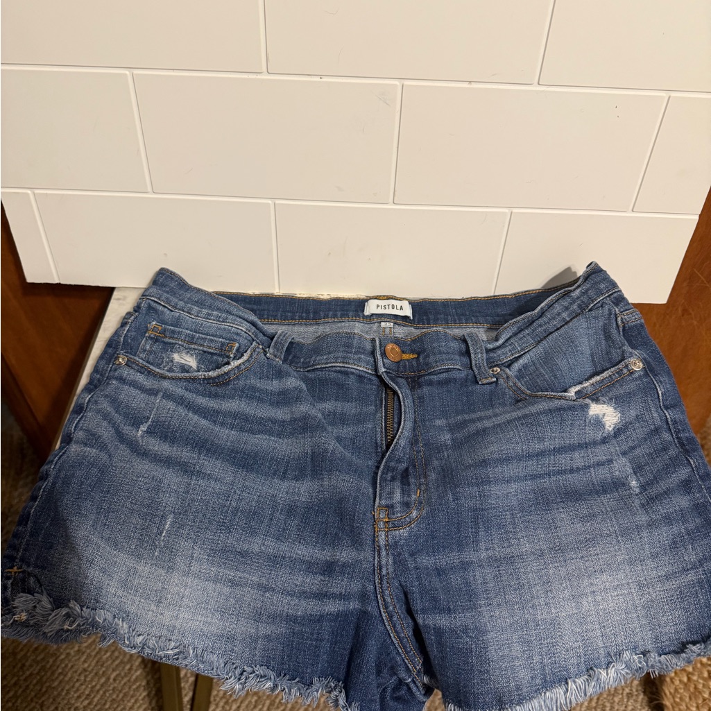 Pistola Blue Denim Shorts Size 32